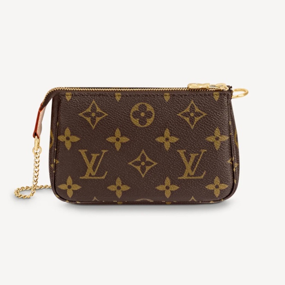 🎁 Louis Vuitton MINI POCHETTE ACCESSOIRES ( Monogram)